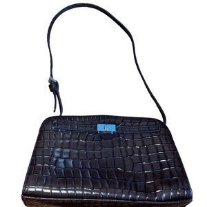 Charter Club Classic women’s brown mini shoulder bag with adjustable strap